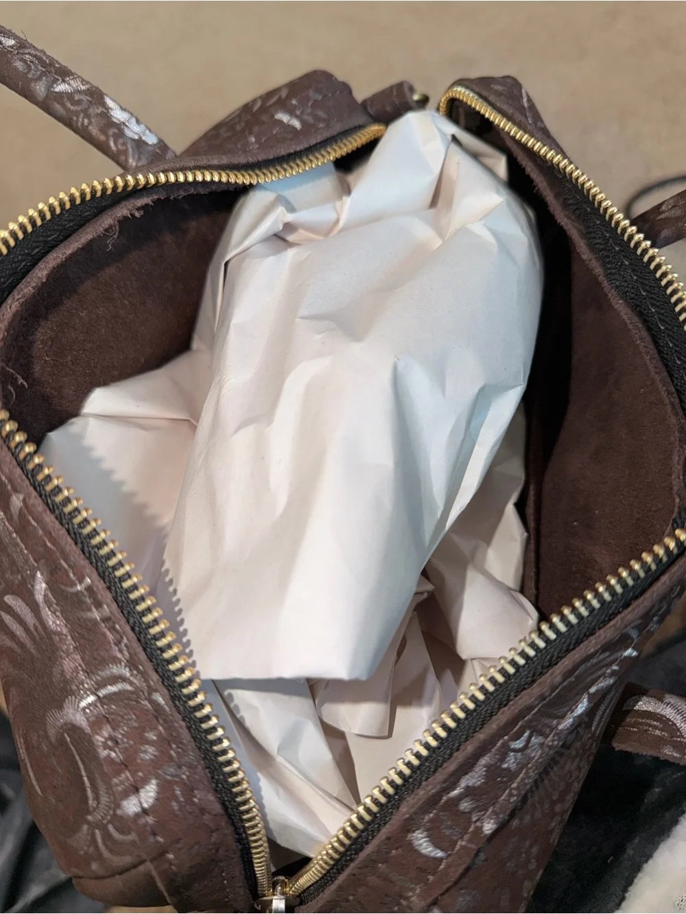 Portland leather goods sepia large Sloan NWT brand new